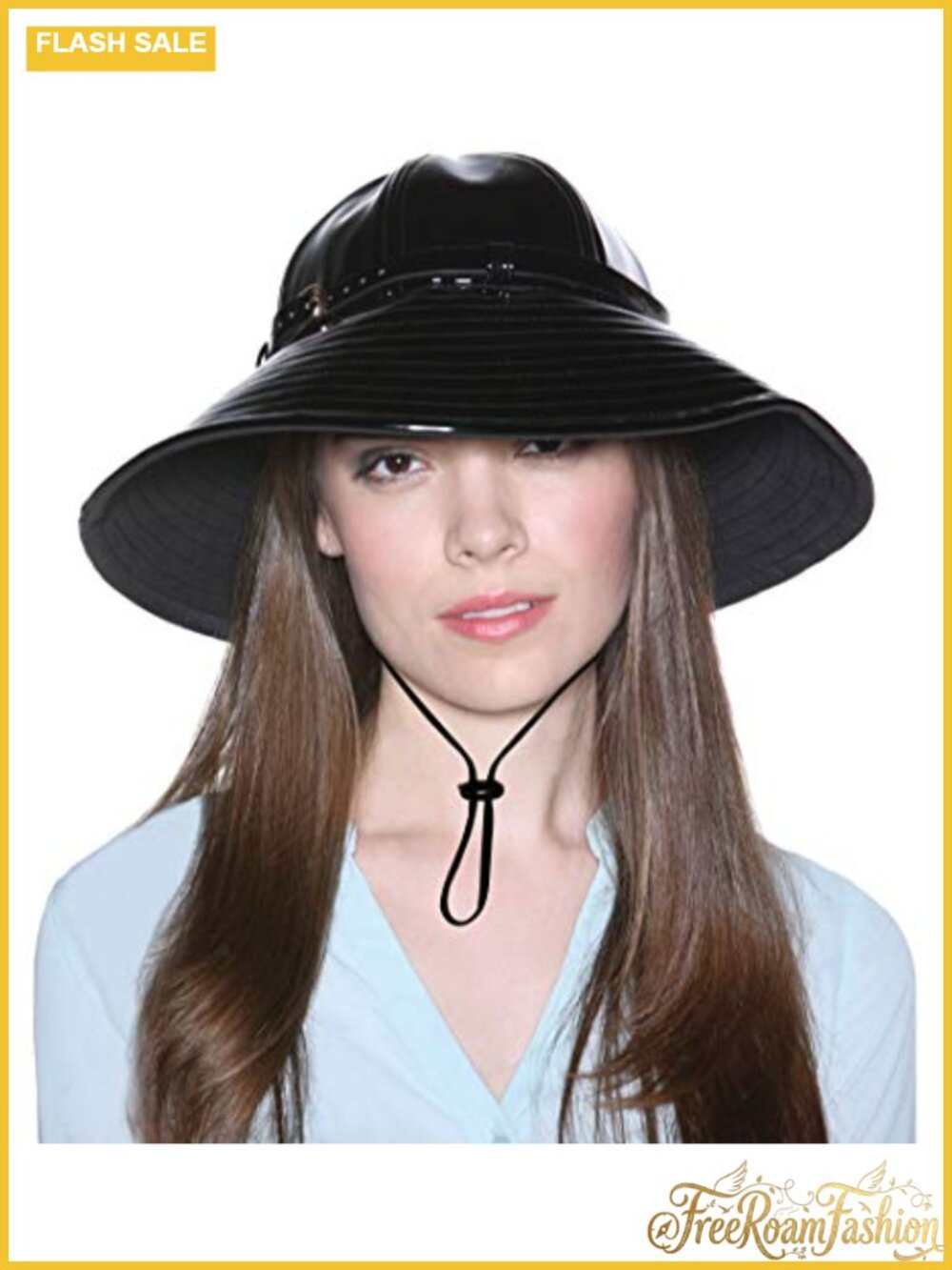 Waterproof Bucket Hat Polyurethane Outer 65% Cotton Lining Packable Rain Sun